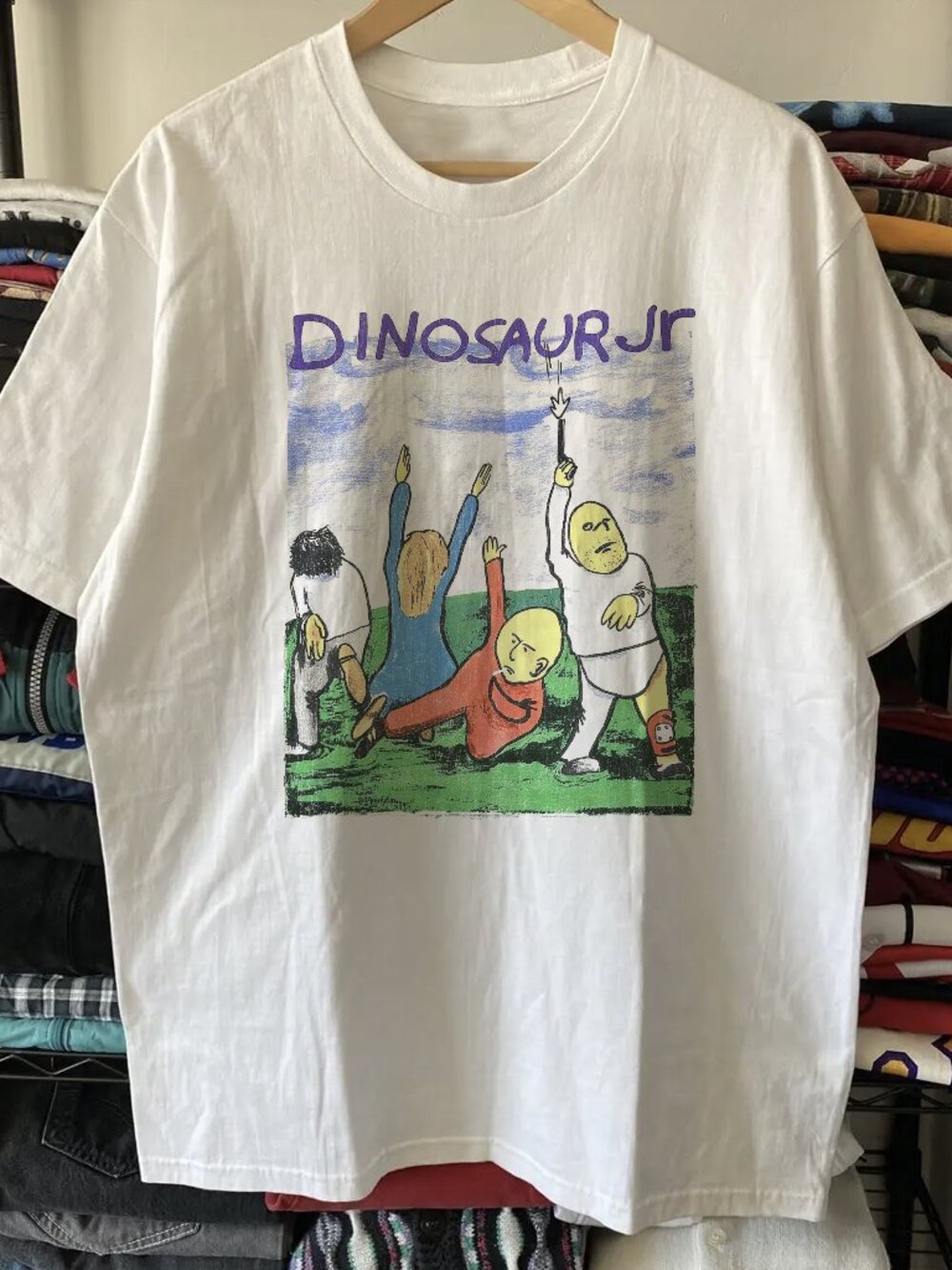 1994 Dinosaur Jr Washed White Tee  257